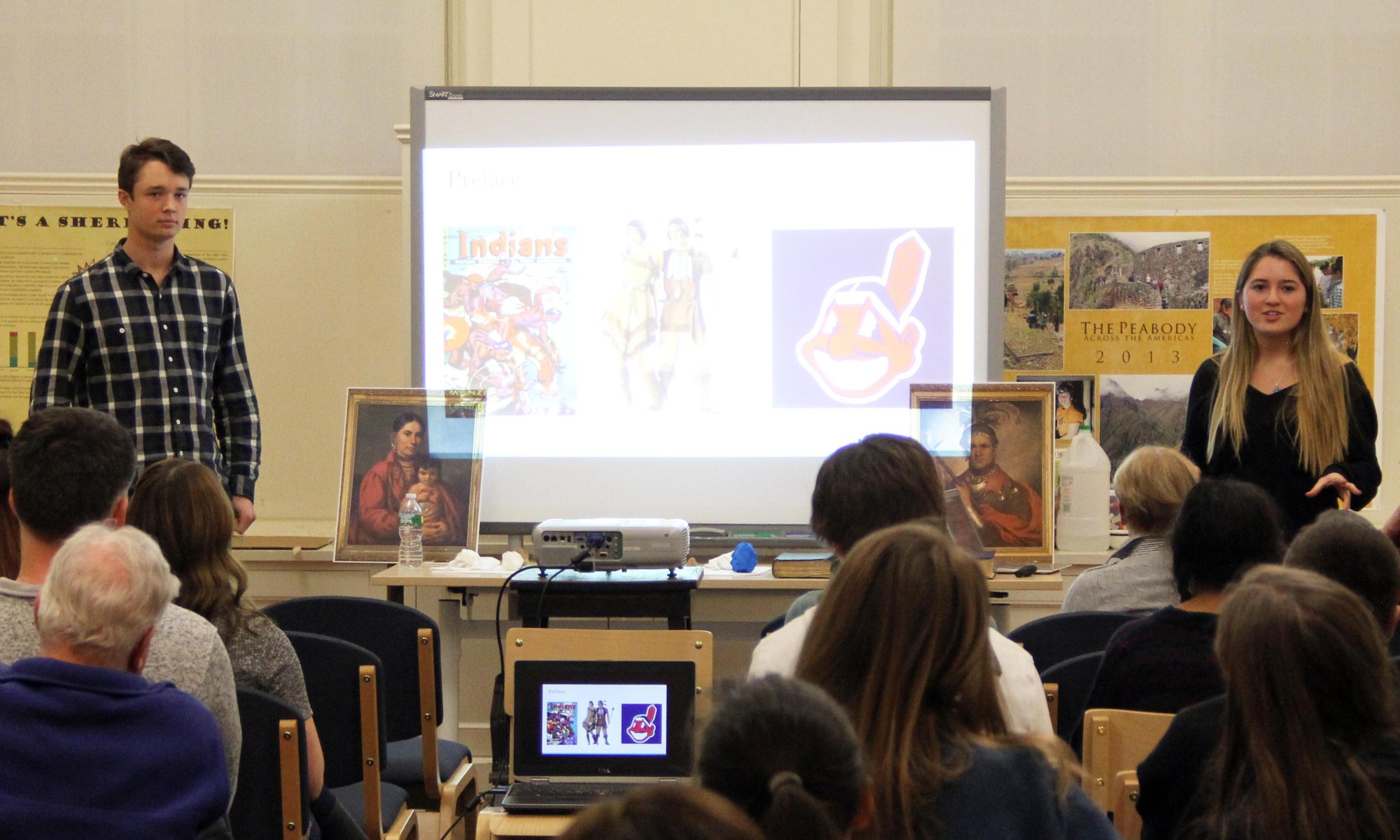 Image of student presenter