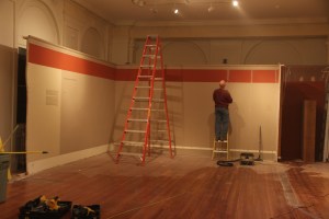 Peabody gallery - taking down the walls
