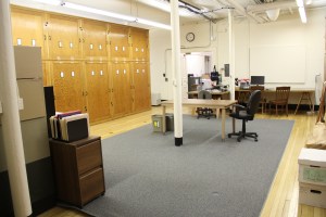 Reorganized basement work room