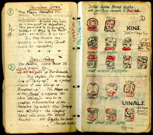 Stuart Travis notebook, 1942