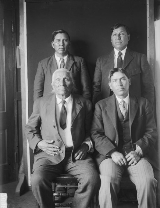 Photo of Ponca delegation to Washington DC, April 1909