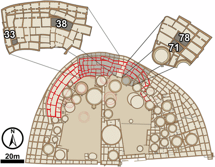 Plan view of Pueblo Bonito