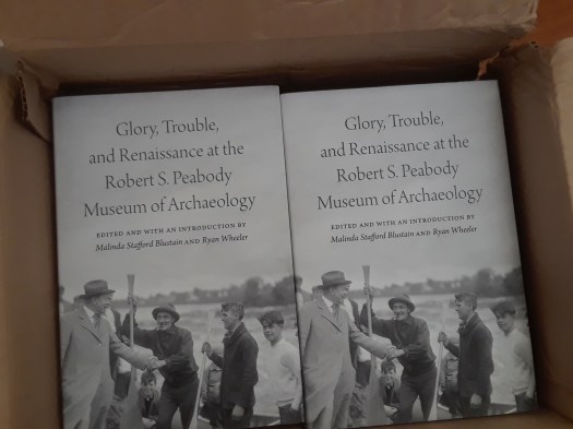 Books in cardboard shipping box.