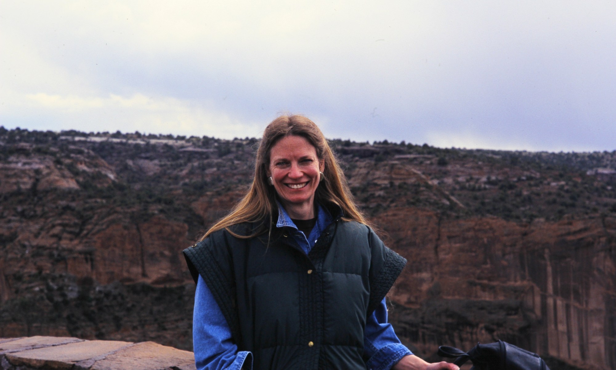 Malinda Stafford Blustain in New Mexico, circa 2002