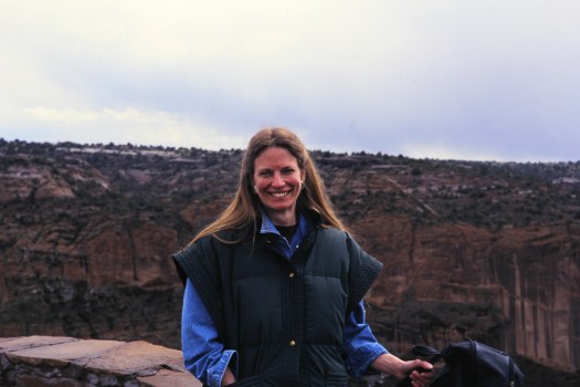 Malinda Stafford Blustain in New Mexico, circa 2002