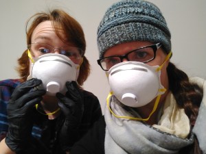 Marla and Rachel prepare for a disaster