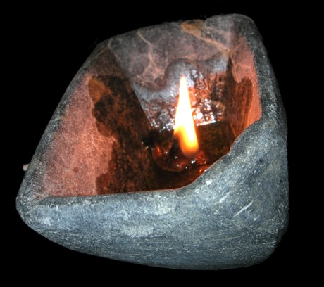 paleoeskimo lamp burning